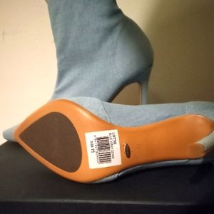 Tony bianco Lottie blue wash denim booties.              Brand New